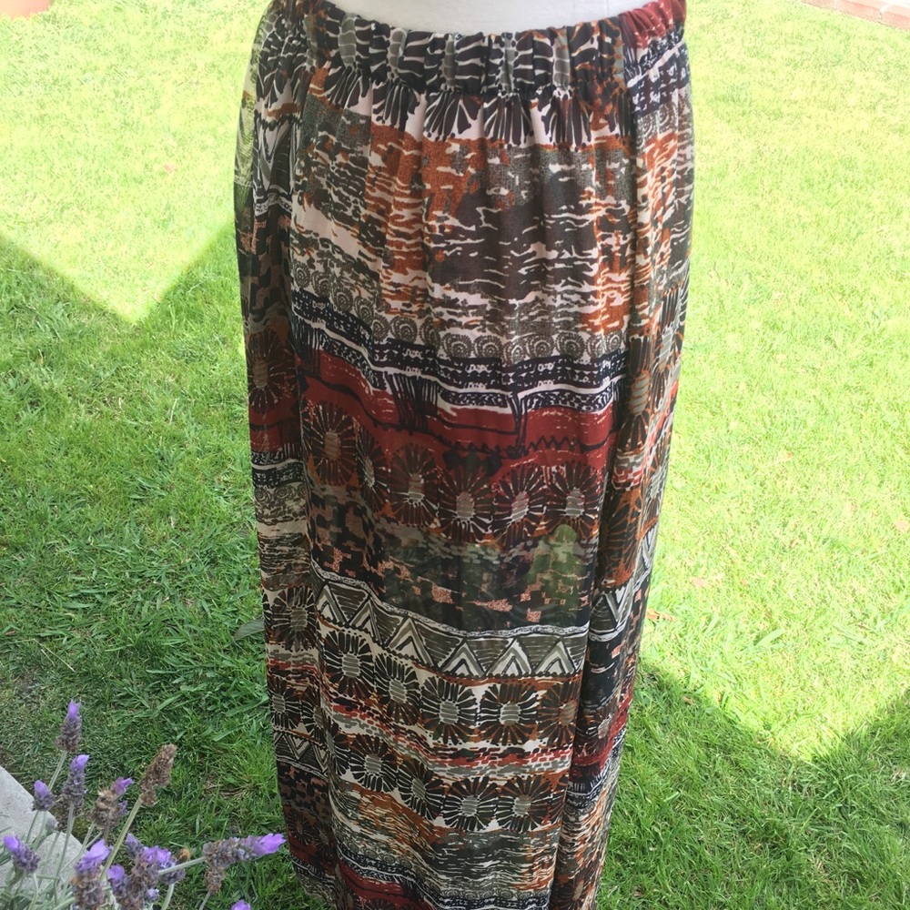 Shear and flowy maxi shirt